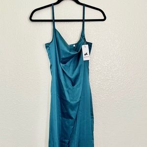 Green Slip Dress
